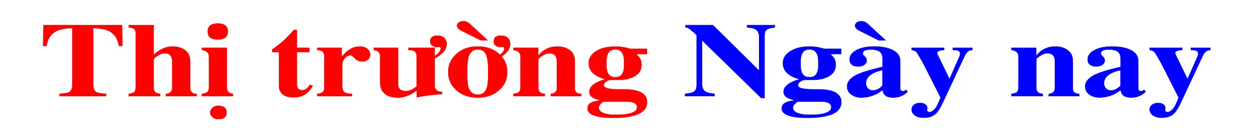 Thị trường ngày nay