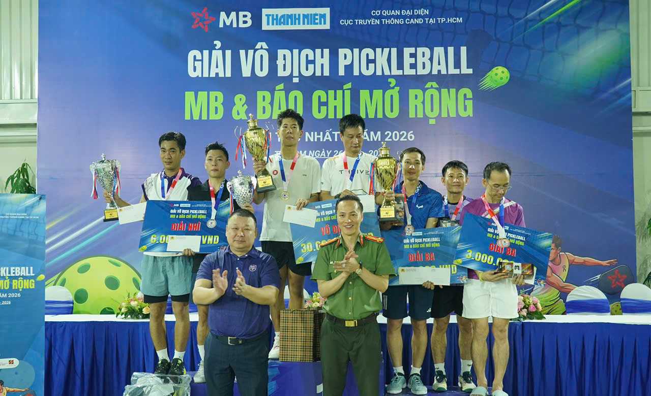 Lần đầu tổ chức, giải Pickleball “MB và Báo chí mở rộng” thu hút gần 100 vận động viên